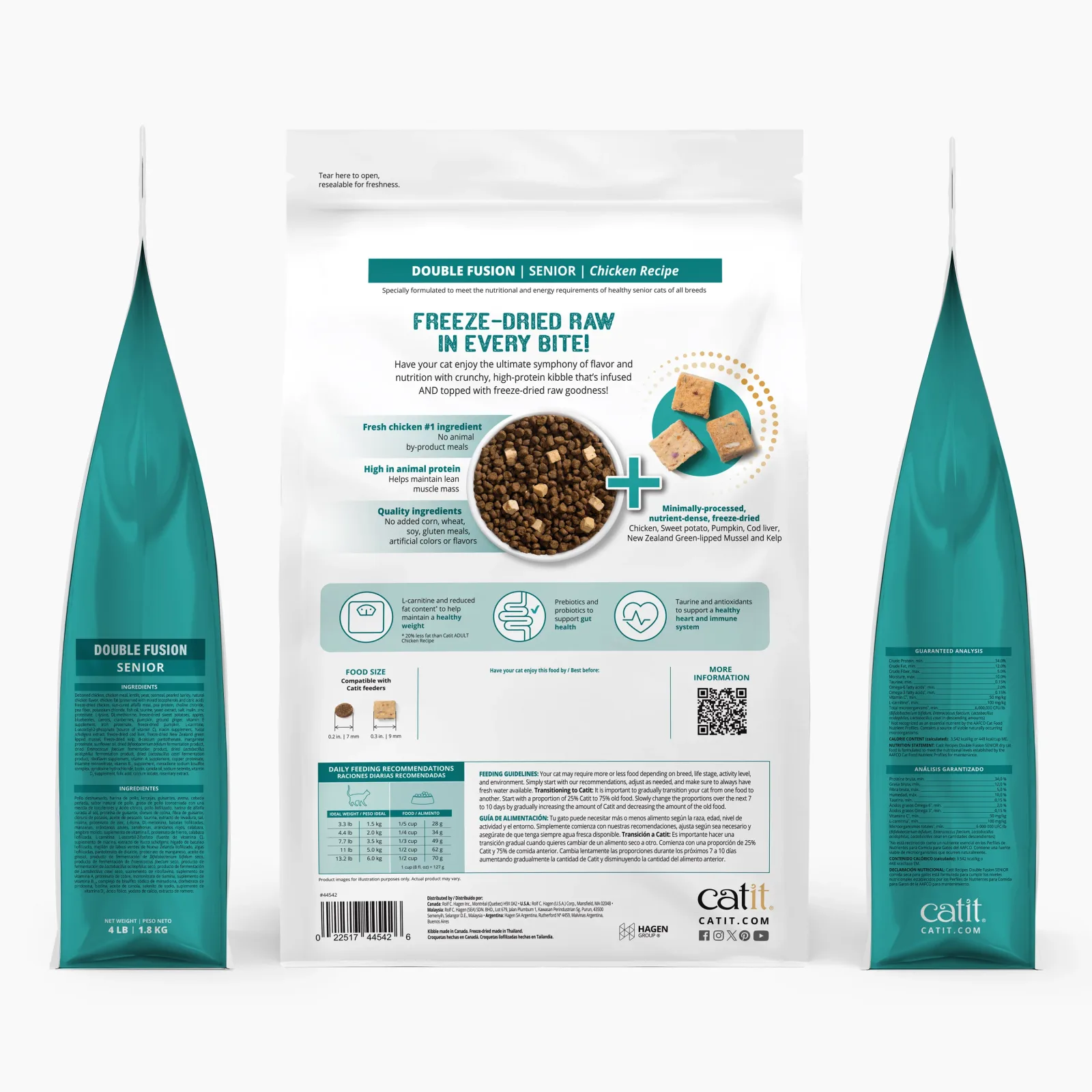 Catit Cat Dry Food Recipes, Senior Cat, 4lb - Image 2