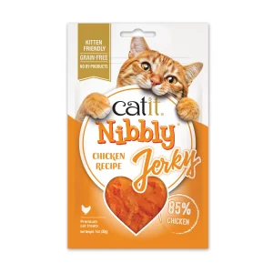 Catit Cat Nibbly Jerky, Chicken, 1.06 oz