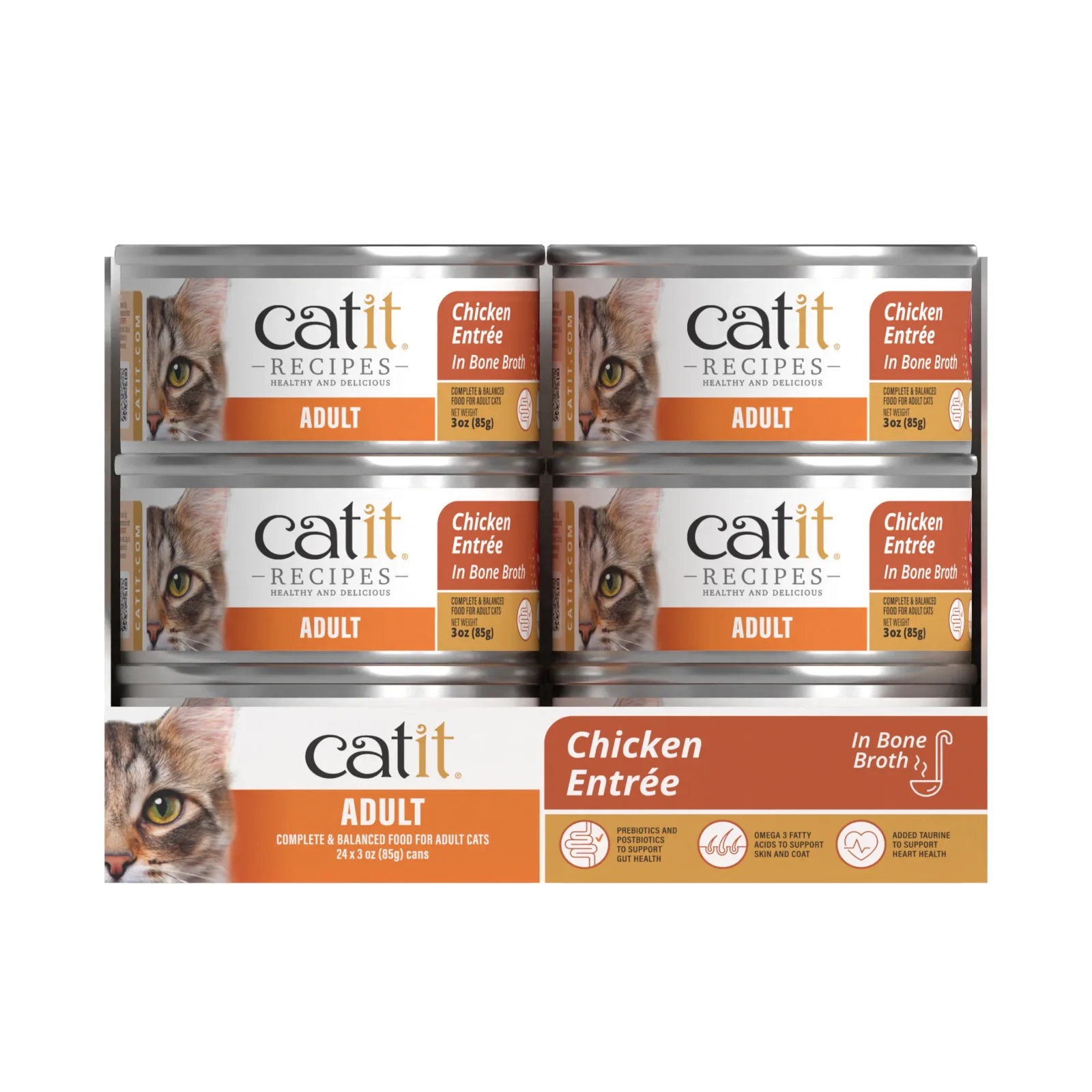 Catit Cat Wet Food Recipes Chicken, Adult 3oz - Image 2