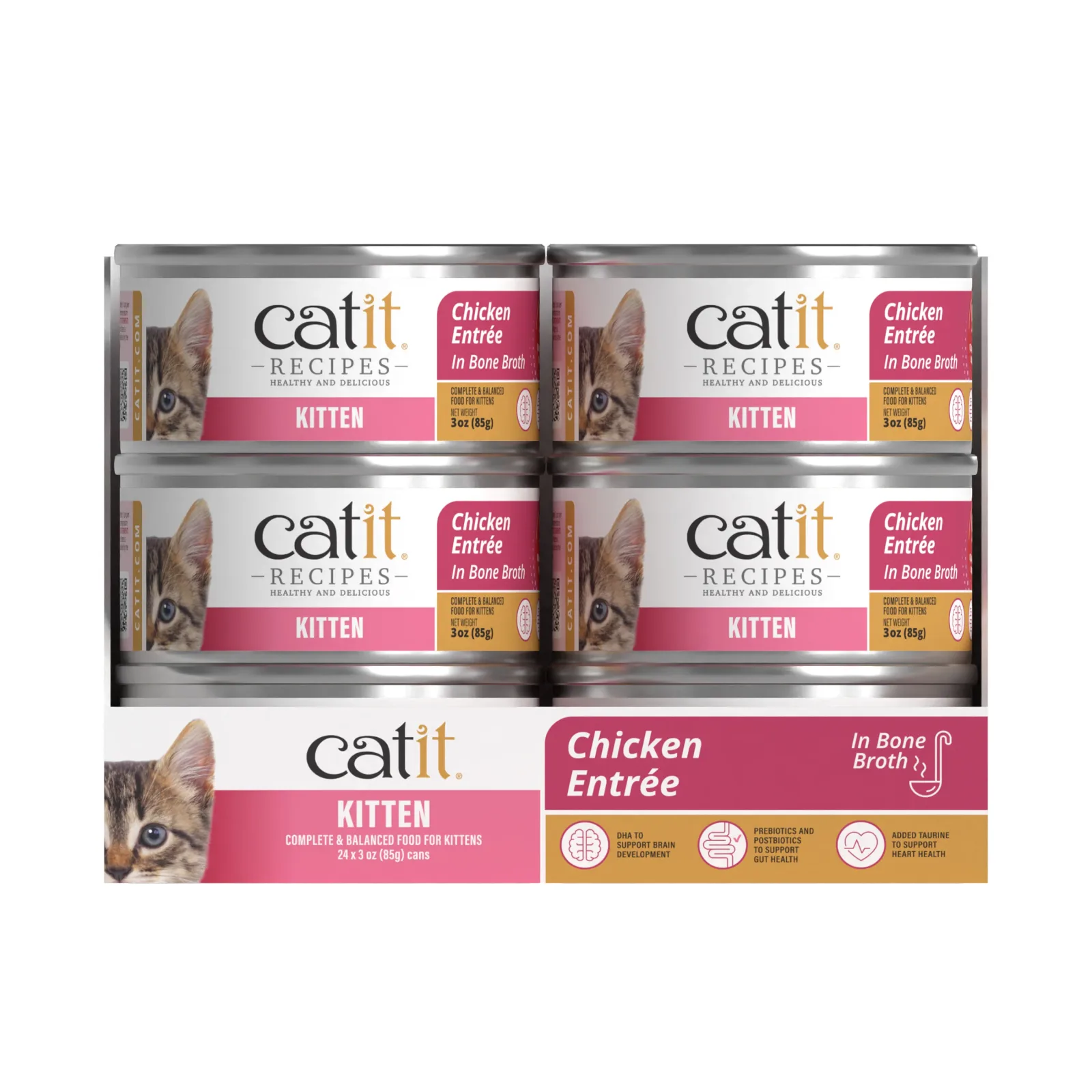Catit Cat Wet Food Recipes Chicken, Kitten 3oz - Image 2