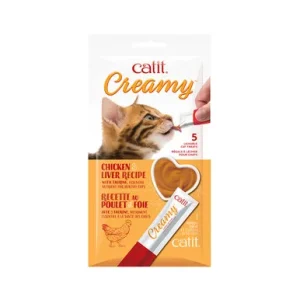 Catit Creamy Lickable Chicken & Liver Recipe Cat Treats