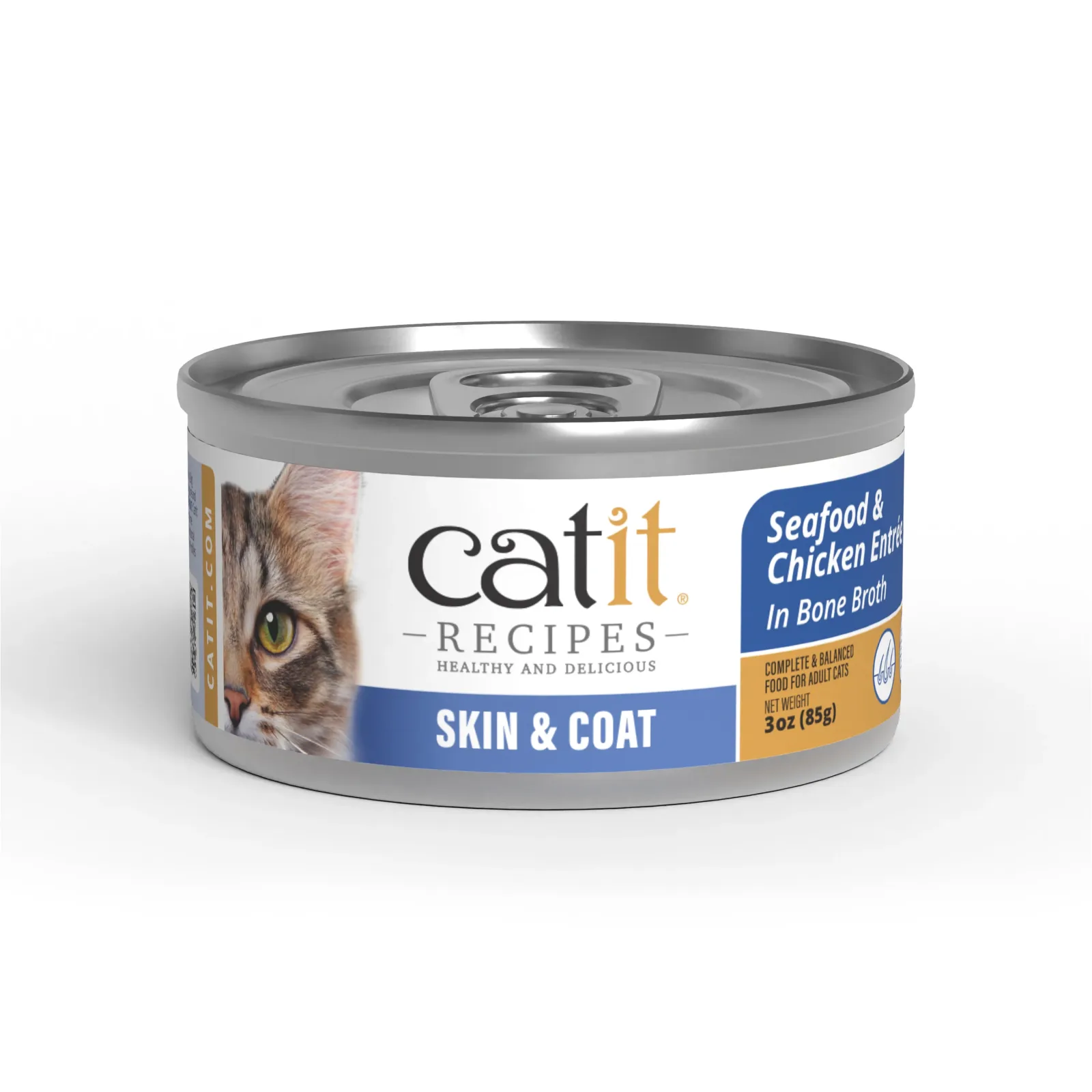 Catit Recipes Wet Food Seafd, Chick,Skin/Co 3oz