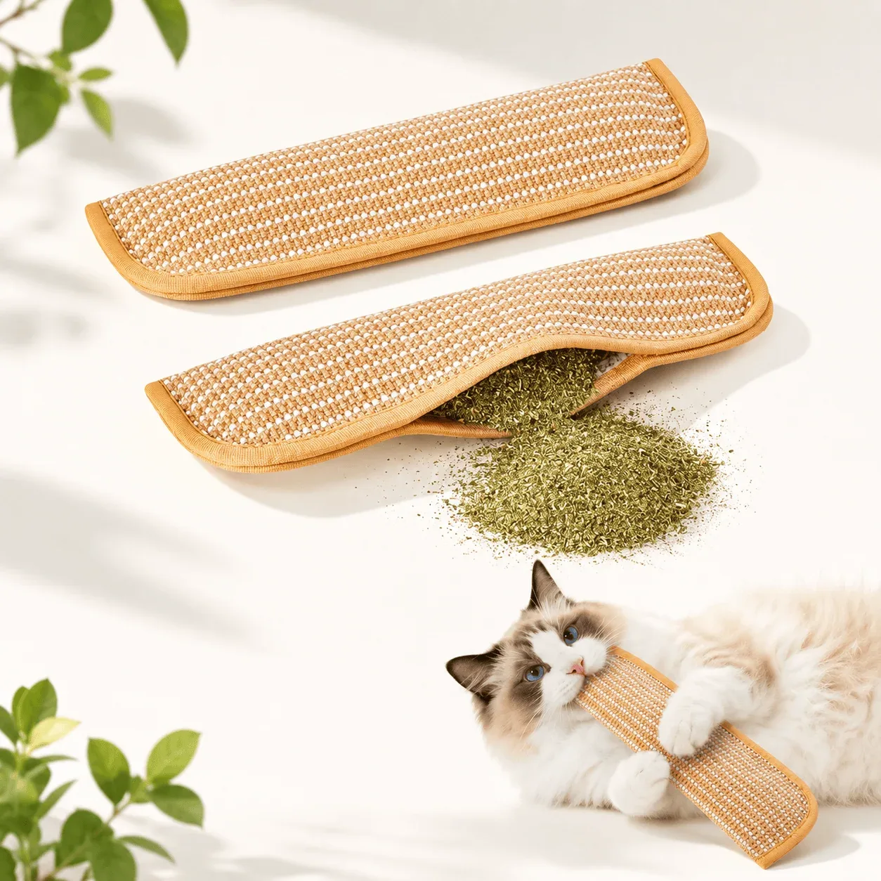 Catnip Sisal Cat Kicker Pillow - Image 2