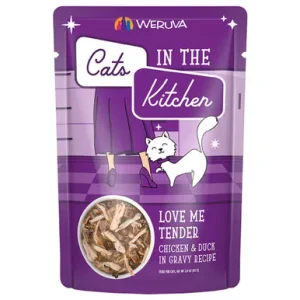Cats in the Kitchen Love Me Tender Chicken & Duck in Gravy Recipe Wet Cat Food