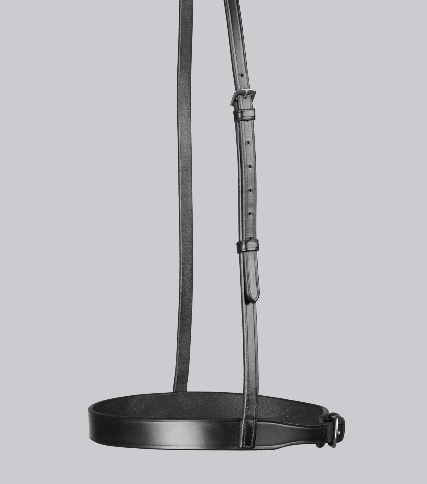 Cavesson Noseband for Racing Bridle Black