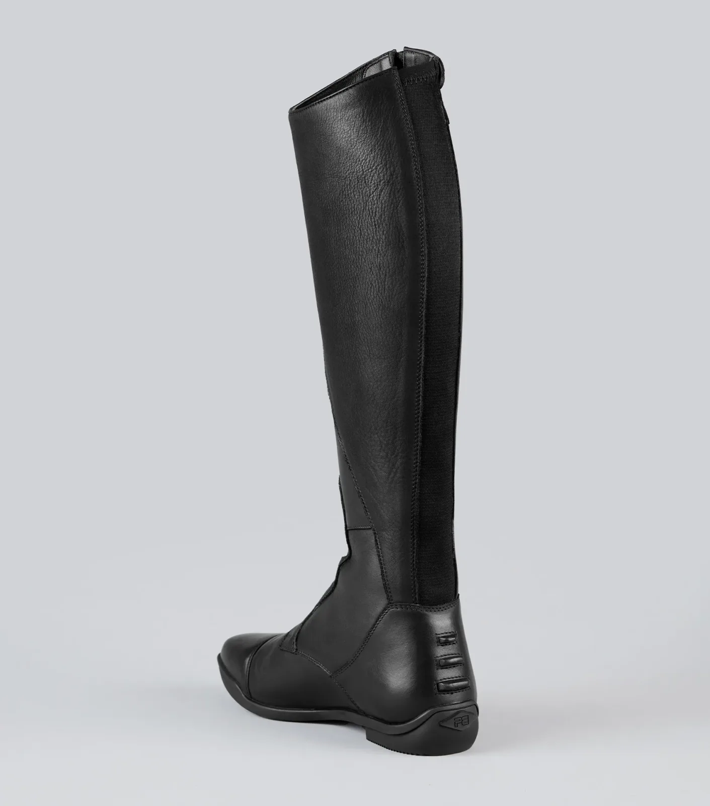 Cedo Womens Leather Field Tall Riding Boots Black - Image 2