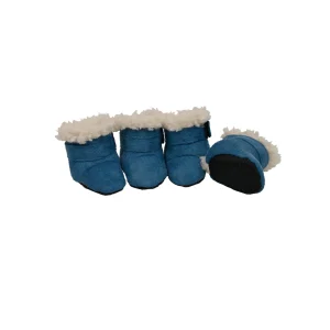 Celebrations 4pk Blue Ultra Suede Booties
