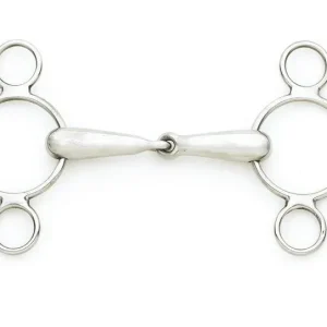 Centaur SS 2-Ring Gag With Hollow Mouth 5