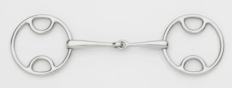 Centaur Stainless Steel Loop Ring Gag Bit - Image 2