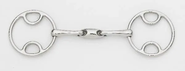 Centaur Stainless Steel Loop Ring Oval Gag Bit