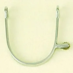 Centaur Stainless Steel Side Rowel SpurBk/Wh