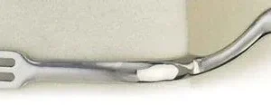 Centaur Stainless Steel Swan Neck Spurs 2Bk/Wh