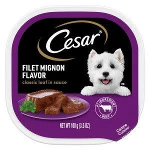 Cesar Filet Mignon 3.5oz Tray
