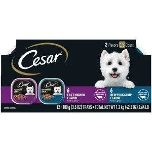 Cesar Filet Mignon. NY Strip 3.5oz 12ct Pack