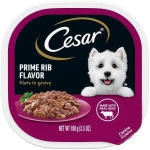 Cesar Prime Rib 3.5oz Tray