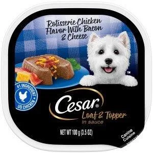 Cesar Rotisserie Chicken with Bacon & Cheese 3.5oz Tray