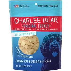 Charlee Bear Chicken Soup & Garden Vegetable - Dog Treats - 16oz. {L+x}
