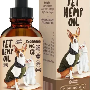 Charlie Buddy H–µmp Oil for Dogs Cats Hi—Ä and J–æint Supp–ært and