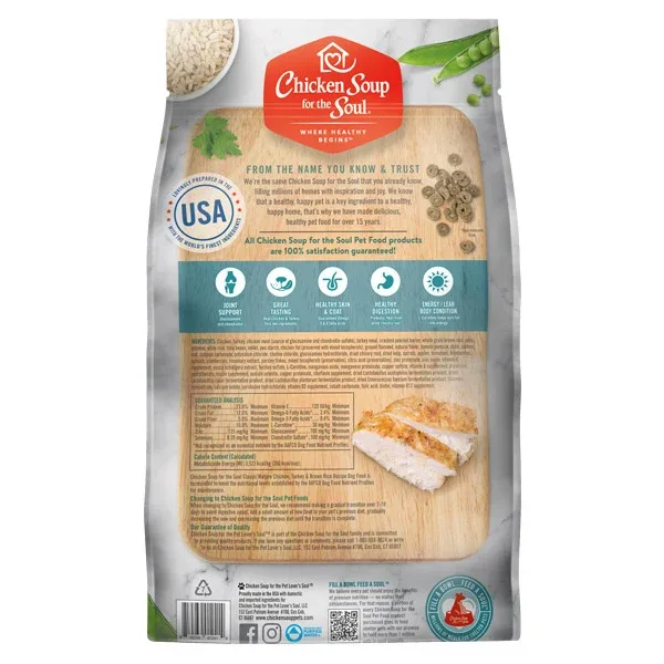 Chicken Soup For The Soul Mature Recipe with Chicken, Turkey & Brown Rice Dry Dog Food - Image 2