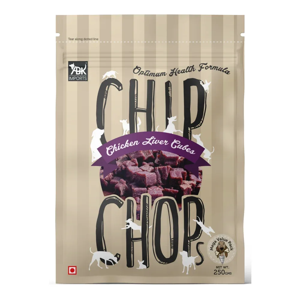 Chip Chops Lamb Cubes and Chicken Liver Cubes Dog Treats Combo - Image 2