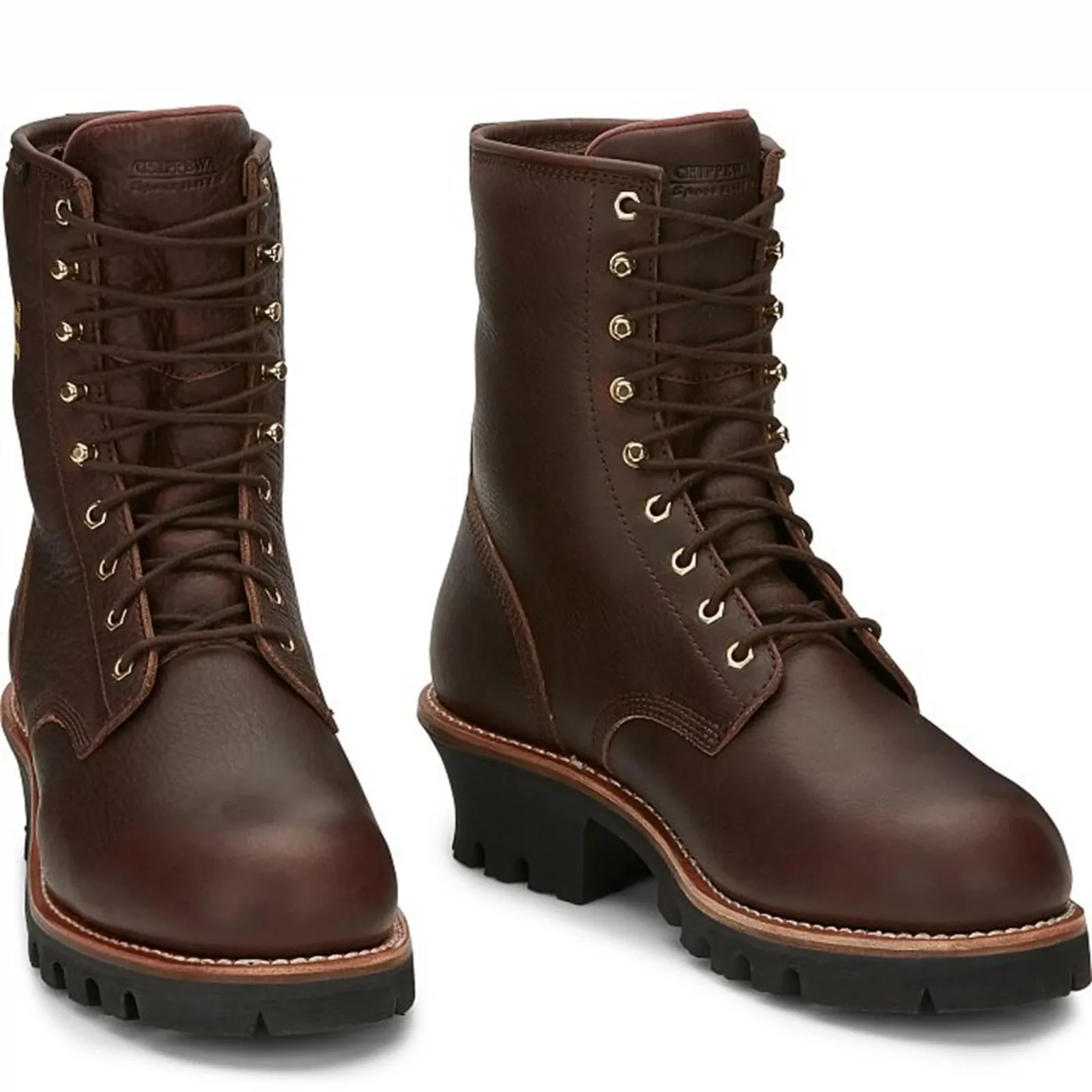 Chippewa Mens Paladin 8" Waterproof Insulated Steel Toe Logger Boots - Image 2