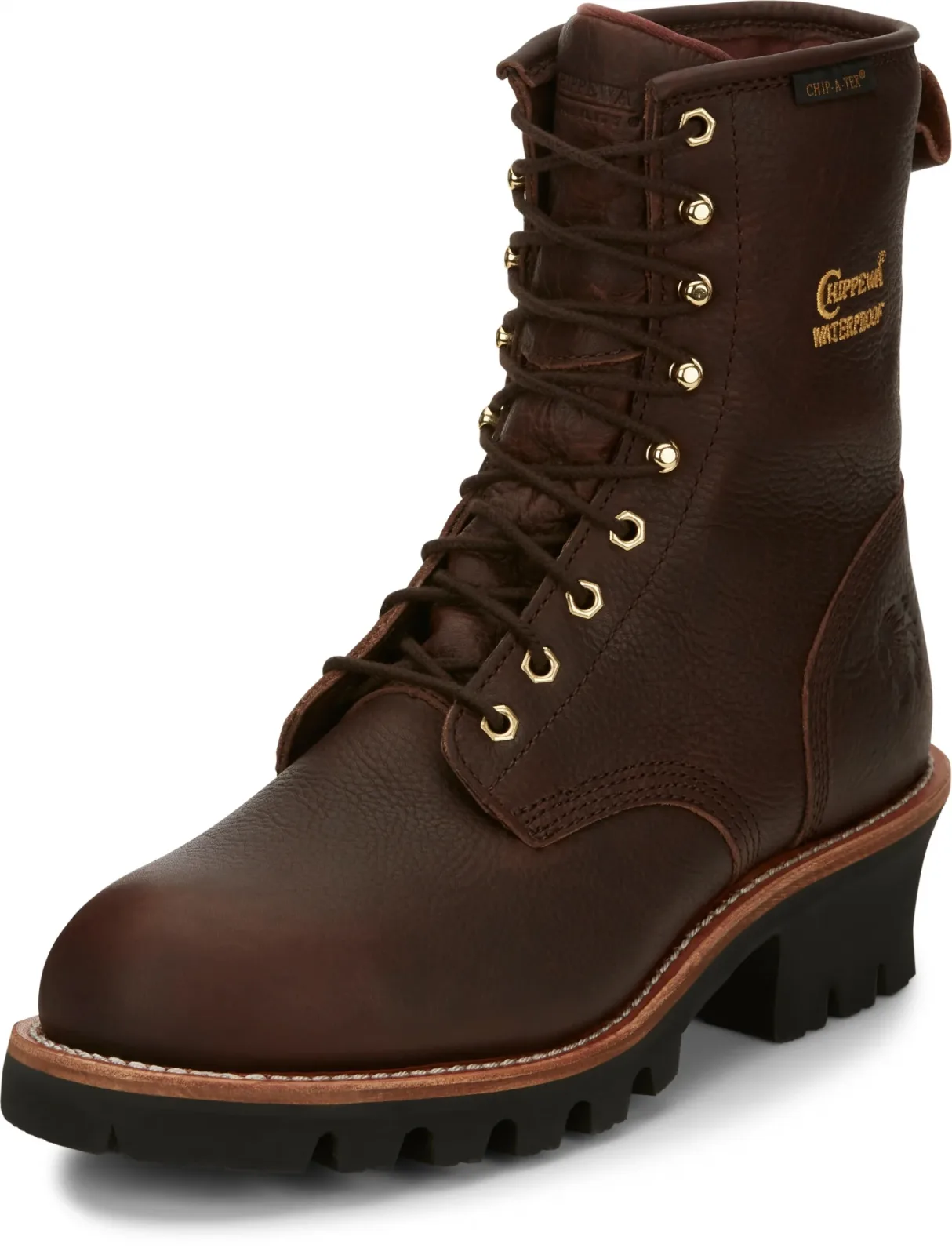 Chippewa Mens Paladin 8" Waterproof Insulated Steel Toe Logger Boots