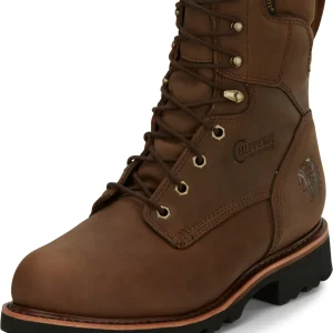 Chippewa Mens Super DNA 8" Waterproof Steel Toe Insulated Boots