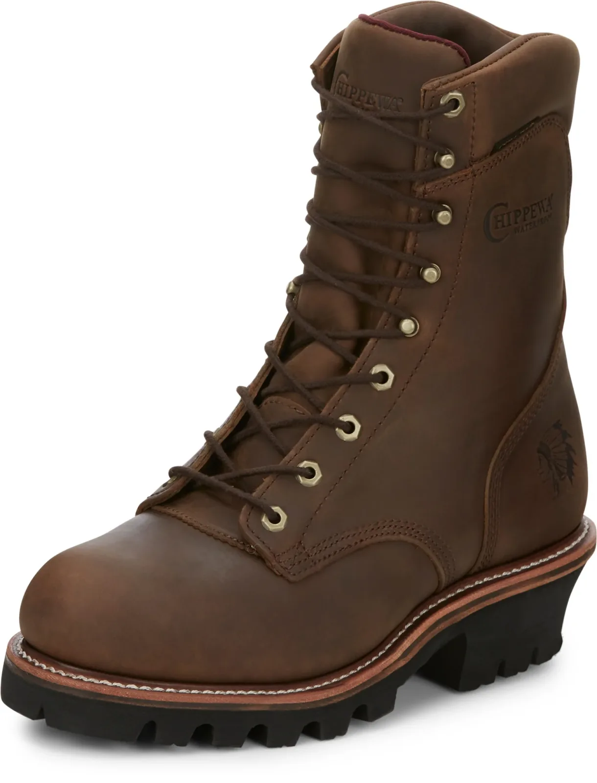 Chippewa Mens Super DNA 9" Waterproof Steel Toe Insulated Logger Boots