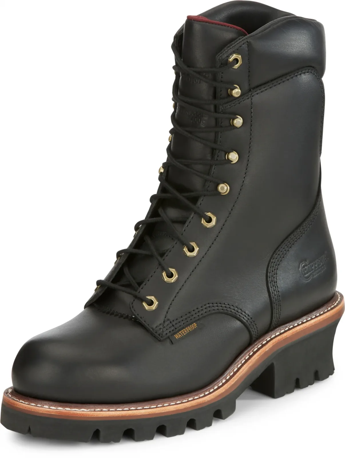 Chippewa Mens Super DNA 9" Waterproof Steel Toe Insulated Logger Boots