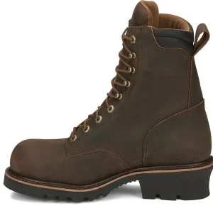 Chippewa Mens Valdor 8" Waterproof Comp Toe Insulated Logger Boots