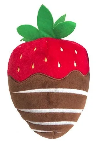 Chocolate Strawberry Dog Toy Small