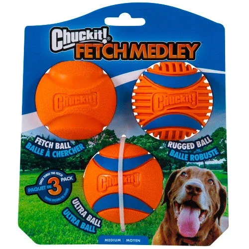 Chuckit! Fetch Medley Balls Gen 3 Dog Toy MD - Image 2