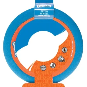 Chuckit! Fetch Wheel Dog Toy Blue/Orange LG