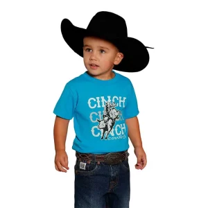 Cinch Boy's Infant Teal Short Sleeve Tee Shirt