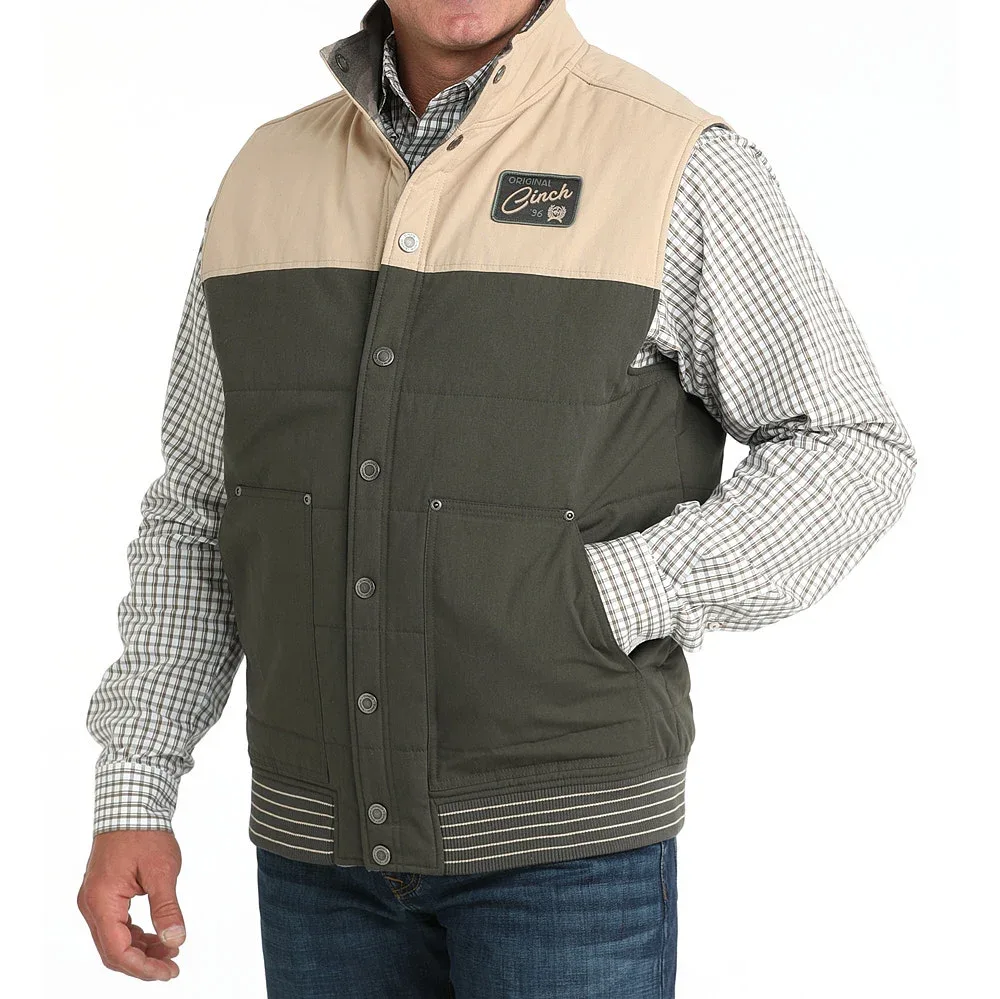Cinch Men's Olive Reversible Vest - Image 2