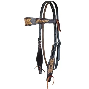 Circle Y Saddlery Golden Sunflower Browband Headstall