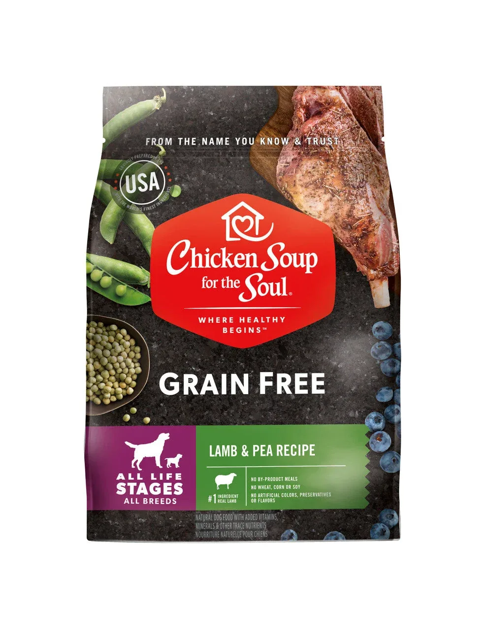 Ckn Soup Gf Lid Lmb/pea Dog 10 Lb 418546{L-1}