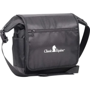 Classic Black Messenger Bag