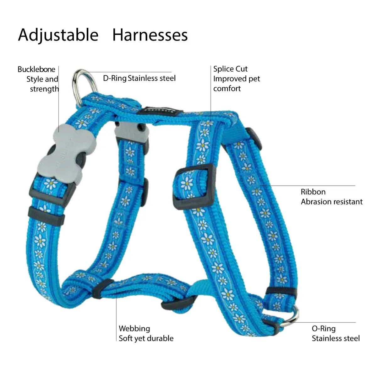 Classic Pink Dog Harness - Image 2