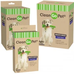 Clean Go Pet Fresh Scented Doggy Waste Bags, 250-Count