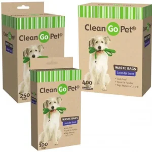 Clean Go Pet Lavender Scent Doggy Waste Bags, 250-Count
