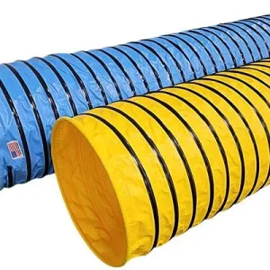 Clean Run Clip & Go 4in. Pitch Heavyweight Textured Agility Tunnels - 16ft.