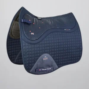 Close Contact Tech Grip Pro Anti-Slip Saddle Pad - Dressage Square Navy