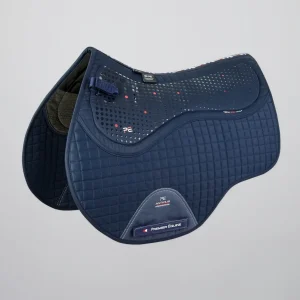 Close Contact Tech Grip Pro Anti-Slip Saddle Pad - GP/Jump Square Navy