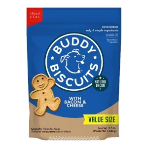 Cloud Star Buddy Biscuits Bacon/Cheese 3.5lb {L+1x}