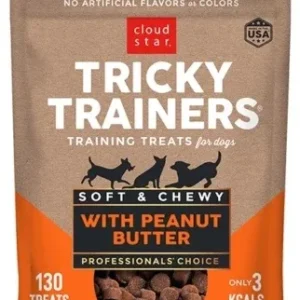 Cloud Star Chewy Tricky Trainers Grain Free - Peanut Butter 5 oz.