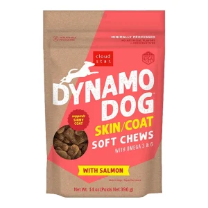 Cloud Star Dynamo Dog Skin & Coat - Salmon 14 oz. {L+1x}