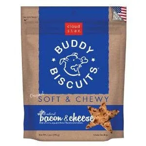 Cloud Star Soft & Chewy Buddy Biscuits Bacon & Cheese 6 oz. {L+1x} 938071 - Image 2