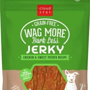 Cloud Star Wag More Bark Less Grain Free Jerky Chicken & Sweet Potato 10 oz. {L+1RR} 938232