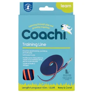 Coachi Navy & Coral Dog Training Line